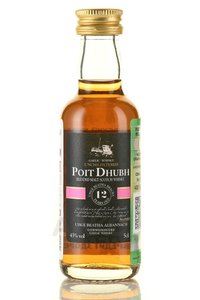 Poit Dhubh 12 Years Old Blended Malt Scotch - виски Потч Гу 12 Еарс Олд Блендед Молт Скотч 0.05 л