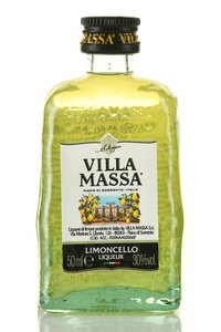 Villa Massa Limoncello - ликер Вилла Масса Лимончелло 0.05 л