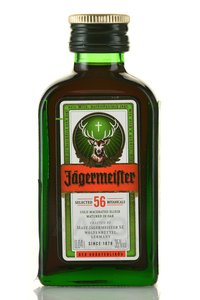 Jagermeister - ликер Ягермайстер травяной 0.04 л