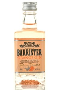 Barrister Orange gin - джин Барристер Оранж 0.05 л