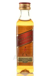 Johnnie Walker Red Label - виски Джонни Уокер Рэд Лейбл 0.05 л