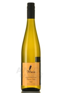 Huia Pinot Gris Marlborough - вино Хуйа Пино Гриз Мальборо 0.75 л белое сухое