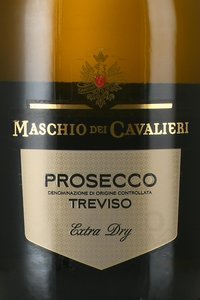 Maschio Dei Cavalieri Prosecco Treviso Extra Dry - вино игристое Маскио ди Кавальери Просекко Экстра Драй Тревизо DOC 0.75 л
