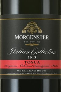 вино Morgenster Estate Italian Collection Tosca 0.75 л этикетка