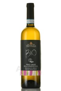 Trevisana Pinot Grigio delle Venezie DOC Bio Vegan - вино Тревисана Пино Гриджо Био Веган 0.75 л белое сухое