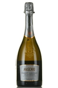 Maschio Pinot Grigio delle Venezie DOC - вино игристое Маскио Пино Гриджио ДОК делле Венецие 0.75 л белое брют