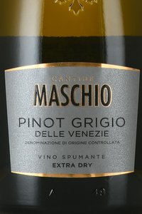Maschio Pinot Grigio delle Venezie DOC - вино игристое Маскио Пино Гриджио ДОК делле Венецие 0.75 л белое брют