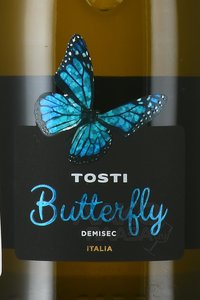 Tosti Butterfly - вино игристое Тости Баттерфляй 0.75 л белое полусухое
