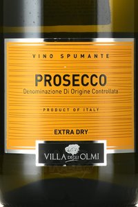 Villa Degli Olmi Prosecco Spumante Extra Dry - вино игристое Вилла дельи Олми Просекко Спуманте Экстра Драй 1.5 л белое сухое