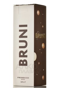 Bruni Prosecco - вино игристое Бруни Просекко 0.75 л белое брют в п/у