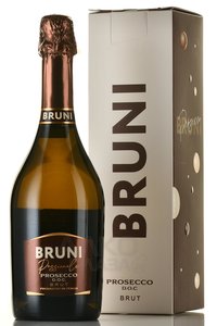 Bruni Prosecco - вино игристое Бруни Просекко 0.75 л белое брют в п/у