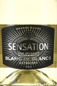 Sensation Blanc de Blanc - вино игристое Сенсейшен Блан де Блан 0.75 л белое брют