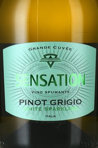 Sensation Pinot Grigio - вино игристое Сенсейшен Пино Гриджо 0.75 л белое брют