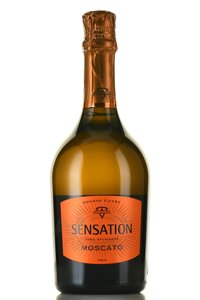 Sensation Moscato - вино игристое Сенсейшен Москато 0.75 л белое сладкое