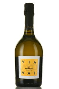 Prosecco Millesimato Via Vai - вино игристое Просекко Миллезимато Виа Вай 0.75 л белое брют
