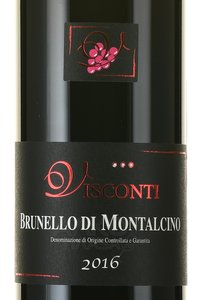 Visconti Brunello di Montalcino - вино Висконти Брунелло ди Монтальчино 0.75 л красное сухое
