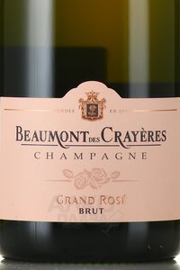 Beaumont des Crayeres Grande Rose - шампанское Бомон де Краер Гран Розе 0.75 л розовое брют