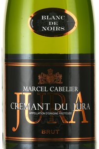 Marcel Cabelier Cremant du Jura Blanc de Noir Brut - вино игристое Марсель Кабельер Креман дю Жюра Блан де Нуар Брют 0.75 л белое брют