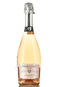 I Castelli Romeo & Giulietta Prosecco - вино игристое И Кастелли Ромео и Джульетта Просекко 0.75 л розовое брют