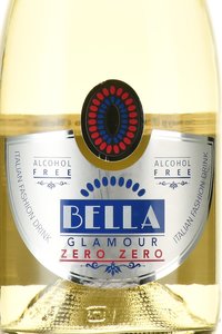 Bella Glamour Zero Zero - безалкогольное игристое вино Белла Гламур Дзеро Дзеро 0.75 л