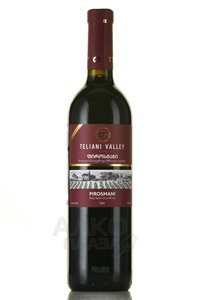 Teliani Valley Pirosmani - вино Телиани Вели Пиросмани 0.75 л красное полусладкое