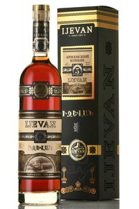 Cognac Ijevan 5 years - коньяк Иджеван выдержка 5 лет 0.5 л в черн. п/у