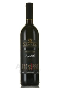 вино Палавани Мукузани 0.75 л красное сухое 