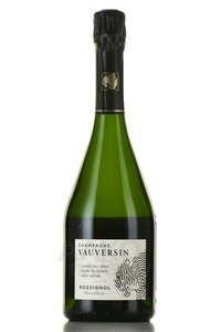 Champagne Vauversin Rossignol - шампанское Шампань Воверсан Россиньоль 0.75 л белое брют