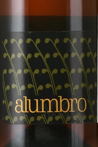 вино Алумбро Беретес 0.75 л белое сухое контрэтикетка