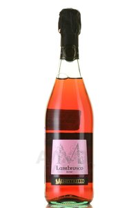 Menestrello Lambrusco Rose - вино игристое Менестрелло Ламбруско Розе 0.75 л розовое полусладкое