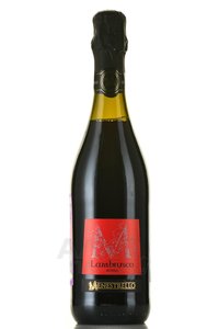 Menestrello Lambrusco Rosso - вино игристое Менестрелло Ламбруско Россо 0.75 л красное полусладкое