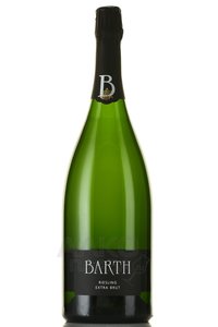 Barth Riesling Extra Brut - вино игристое Барт Рислинг Экстра Брют 1.5 л белое экстра брют в п/у