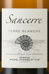 Domaine Michel Thomas & Fils Sancerre Terre Blanche - вино Домен Мишель Тома э Фис Сансер Тэр Бланш 0.75 л белое сухое