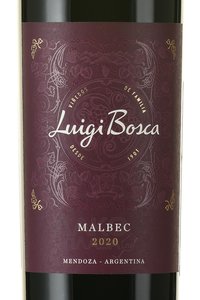 вино Луиджи Боска Мальбек 0.75 л этикетка