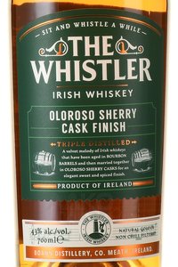 The Whistler Oloroso Sherry Cask Finish Irish Whiskey - Уистлер Олоросо Шерри Каск Финиш Айриш Виски 0.7 л в п/у