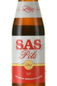 Sas Pils - пиво САС Пилз 0.25 л светлое фильтрованное