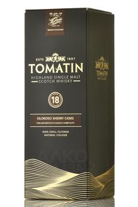 Tomatin 18 years - виски Томатин 18 лет 0.7 л