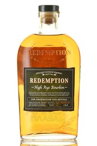 Redemption High Rye Bourbon - виски Редемпшен Хай Рай Бурбон 0.75 л