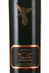 вино Монтес Тайта ДО 0.75 л красное сухое этикетка