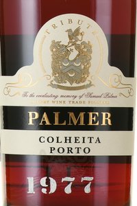 Palmer Porto Colheita DOC 1977 - портвейн Палмер Порто Колейта ДОК 1977 год 0.75 л