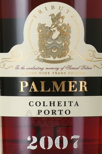 Palmer Porto Colheita DOC 2007 - портвейн Палмер Порто Колейта ДОК 2007 год 0.75 л