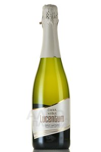 Lucentum Brut Nature Cava - вино игристое Лючентум Брют Натюр Кава 0.75 л белое экстра брют