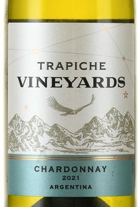 вино Трапиче Шардоне Мендоса 0.75 л белое сухое этикетка