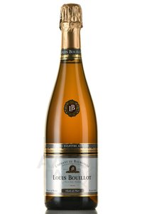 Louis Bouillot Cremant de Bourgogne Blanc de Noirs Sans Sulfites - вино игристое Креман де Бургонь Блан де Нуар бессульфитное 0.75 л белое экстра брют