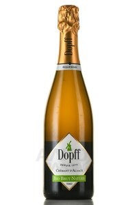 Cremant d’Alsace Bio Brut Natur - вино игристое Креман д’Эльзас Био Брют Натюр 0.75 л белое экстра брют