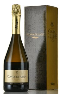 Conde de Haro Reserva Cava Metodo Tradicional - вино игристое Конде де Аро Ресерва Кава Методо Традисиональ 0.75 л белое экстра брют в п/у