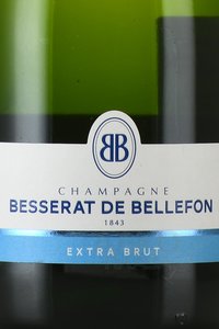 Besserat de Bellefon Extra Brut - вино игристое Бессера де Бельфон Экстра Брют 0.75 л белое экстра брют в п/у
