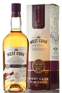 West Cork Port Cask Finished - виски Вест Корк Порт Каск Финишд 0.7 л в п/у