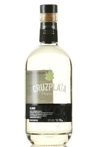 Tequila Cruz Plata Blanco - текила Круз Плата Бланко 0.7 л