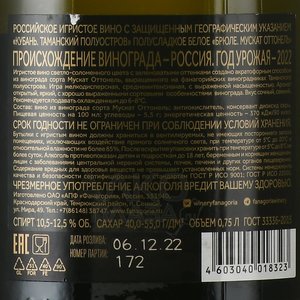 Вино игристое Брюле Мускат Оттонель 0.75 л белое полусладкое